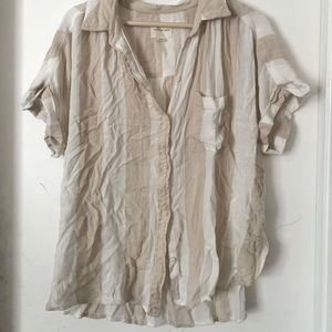 American Eagle Button T-shirt